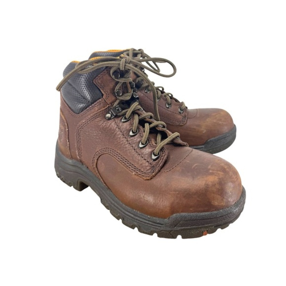Timberland PRO Direct Attach Brown‎ Leather Work Boots 26388 Womens 7.5